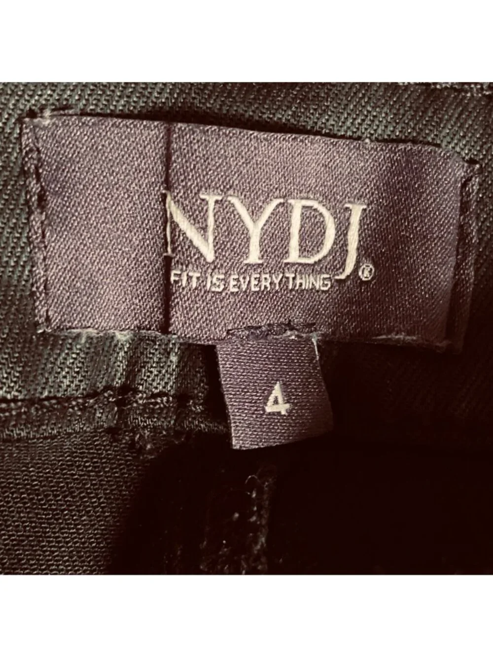 NYDJ Not Your Daughters Jeans Size 4 Black Ami Skinny Legging Stretch Lift Tuck - Picture 8 of 14